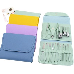 Best Selling 2024 Professional Stainless Steel <b>Nail</b> Clipper Travel Grooming <b>Kit</b> 18 Pieces Manicure & Pedicure Set - Product Image 6