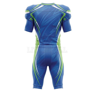 Conjunto de Uniforme de Fútbol Americano Elegante, Jersey y Pantalones de Poliéster con Estampado por Transferencia de Calor, Ropa Deportiva Personalizada para Entrenamiento y Juego en Equipo para Adultos - Product Image 2