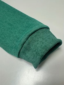 Sweat-shirt à capuche en molleton vert pour homme, coupe classique, couleur unie, décontracté, pour l'automne, avec poche, tricoté, 100% coton, respirant - Product Image 4