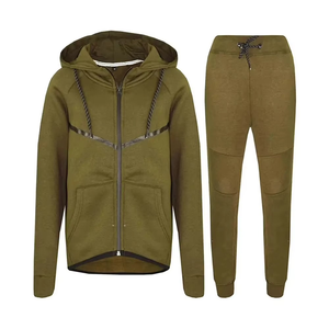 Conjunto Deportivo de Invierno para Hombre, Pantalones Deportivos con Estampado Floral Transpirable, de Gran Tamaño, 100% Poliéster, con Transferencia Térmica - Product Image 4