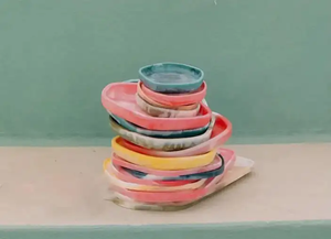 Handmade Resin Organizer Bowl Artistic Trinket Dish <b>Small</b> Item Holder Decorative <b>Table</b> Accent Entryway <b>Vanity</b> Home Decor Modern - Product Image 2