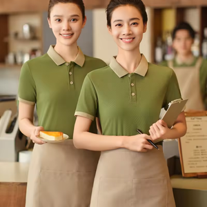 ชุดยูนิฟอร์มโรงแรมห้าดาวสไตล์จีนสำหรับพนักงานทำความสะอาดและพนักงานเสิร์ฟ ชุดร้านอาหารและบาร์สุดหรูพร้อมกลิ่นอายแบบอินเดีย - Product Image 5