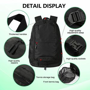Custom Team Number Black Sports <b>Backpack</b> <b>Water</b> <b>Resistant</b> Athletic Rucksack Bottom Shoe Pocket Student <b>Backpack</b> - Product Image 6