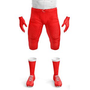 Tenues de football américain pour adultes, ensembles personnalisés imprimés par sublimation, respirants, grandes tailles, 100% polyester, logo personnalisé, couleur et taille sur mesure - Product Image 2