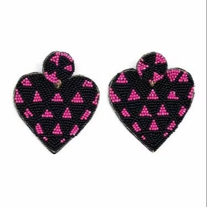 Diseño de Bordado de Corazones Multicolor de Moda, Cuentas de Cristal, Venta Caliente, Hecho a Mano, Ligero, Tamaño Personalizado, por MULTI CRAFT - Product Image 5