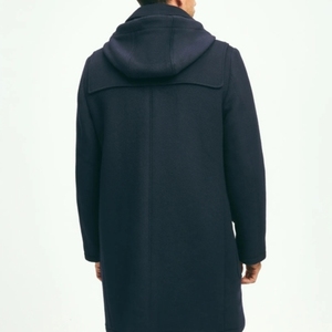 Winter New Retro Business Gentleman Woolen Jacket High Quality XL Size <b>Padded</b> Coat Double-<b>Breasted</b> Men's Plus Size Long Coat - Product Image 2