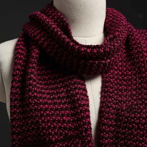 Private Label Unisex Knitted Scarf - Bespoke Winter <b>Neck</b> <b>Warmer</b> - Custom Logo Soft Rib-Knit Crochet Scarf - Product Image 4
