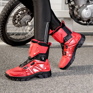 Protège-tibias et genoux unisexes légers, respirants et imperméables pour moto, motocross, tout-terrain et cyclisme - Product Image 6