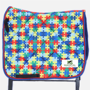 Almohadillas para Silla de Montar de Alta Calidad, Sublimadas con Diseño de Rompecabezas, Impresas en 3D, de Gran Calidad, para Uso General - Product Image 5