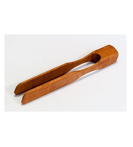 Pinces à pain en bois d'acacia de qualité supérieure à prix avantageux, pinces à pain antidérapantes en bois - Product Image 3