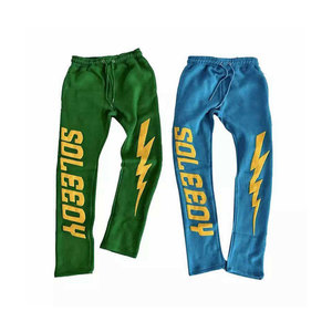 Pantalon de jogging décontracté pour homme, doublé polaire, extensible, avec poches zippées, chaud et doux, idéal pour l'extérieur - Product Image 1