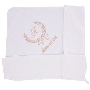 ผ้าห่มราเชลถักจากผ้าฝ้ายคุณภาพสูง ดีไซน์หรูหราทันสมัย ลายดอกไม้สีขาว ใช้ได้ทุกฤดู พกพาสะดวก สบาย - Product Image 6