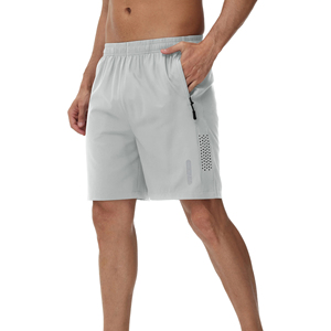 Shorts de sport respirants pour hommes, été, sport, uni, polyester, course à pied, gym, entraînement, séchage rapide, vêtements de sport - Product Image 1