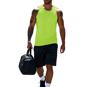 Camiseta sin Mangas para Hombre, Estilo Deportivo, Transpirable, Ecológica, de Secado Rápido, Talla Grande, de Algodón, para la Playa - Product Image 4