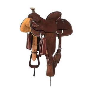 Selle en cuir véritable de qualité supérieure pour l'équitation, l'entraînement et les sports équestres, avec un design confortable, durable et réglable. - Product Image 1