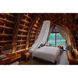 บ้านสำเร็จรูปไม้ไผ่ CENVINEX เวียดนาม ภาษีส่งออก 0% บ้านทรงเอเฟรม 100% เป็นมิตรกับสิ่งแวดล้อม ราคาถูก ขนาด 20 ตร.ม. สไตล์เรียบง่าย - Product Image 4