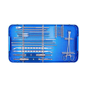 Juego de instrumentos quirúrgicos ortopédicos de acero inoxidable, kit manual de implantes cervicales y lumbares, conjuntos de implantes para columna lumbar en venta - Product Image 2