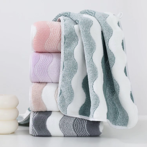 Premium Quality Face <b>Towel</b> Soft Smooth Cotton <b>Hand</b> <b>Towel</b> for Gym Salon Spa Bathroom OEM Wholesale Bulk Orders Chevron <b>Pattern</b> - Product Image 4