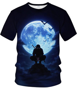 Camiseta de Hombre de Alta Calidad al por Mayor, 100% Algodón, Tejido Transpirable, Corte Holgado, Cuello Redondo, Manga Corta, 300g, Diseño Personalizado, Tallas Grandes - Product Image 1