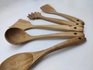 Ensemble de couverts en bois classique, écologique, finition personnalisée, pour fêtes, restaurants et usage domestique – Meilleur prix – Exportation mondiale Z/F - Product Image 4