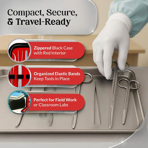 Kit de Disección Avanzado de 30 Piezas para Laboratorio de Biología, Set de Anatomía para Estudiantes de Medicina y Veterinaria, Mango de Bisturí - Product Image 3
