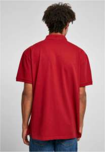 T-shirt de golf hip-hop avec broderie de logo personnalisé, 100% coton, épaules tombantes, polo de golf surdimensionné pour homme, 320 g/m², vêtements lourds - Product Image 2