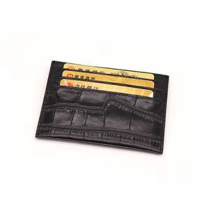 Tarjetero de Cuero de Lujo para Hombre, Cartera Delgada Minimalista, Estuche para Tarjetas de Crédito de Cuero Genuino, Organizador de Tarjetas de Bolsillo Elegante - Product Image 2