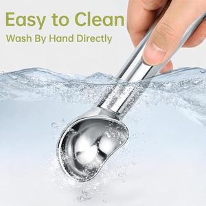 Aluminium Ice Cream Scoop Heavy Duty Ice Cream Scooper Ergonomic Handle Gelato Sorbet <b>Cookie</b> Dough Kitchen <b>Tool</b> - Product Image 3