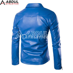 Casual <b>Men</b> Leather Winter <b>Jacket</b> <b>Lightweight</b> Leather Stylish Outerwear Ideal <b>For</b> Daily Wear Riding And Street Fashion Style - Product Image 2
