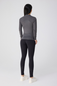 Women Zipper Stand Collar Sports Outdoor Running <b>Yoga</b> Long Sleeves <b>Jacket</b> Slim Fit <b>Yoga</b> <b>Jacket</b> - Product Image 5