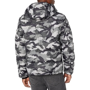 Custom Logo OEM Men's Winter Stand Collar Puffer Jacket 100% Polyester Outdoor Warm <b>Bubble</b> <b>Coats</b> Quilted Camo Colors Front - Product Image 5