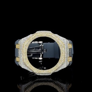 Custom GA2100 Compatible Iced Out Metal <b>Case</b> Luxury Stainless Steel Mod <b>Watch</b> for Men Metal <b>Case</b> Luxury Mod Design for Men - Product Image 1