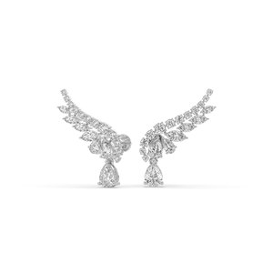 5.34CT Lab Grown Diamond <b>Stud</b> <b>Earrings</b> 14K Gold Plated IGI Certified Lightweight Sustainable Luxury Jewelry for Women Occasions - Product Image 2