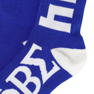 Phi Beta Sigma Royal Blue Crew <b>Socks</b> Fraternity Knit Athletic Comfortable Stretch Breathable Everyday Wear - Product Image 5