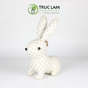 Nouveau modèle de jouets en peluche, lapin en tissu floral en coton, taille L, jouet animal pour enfants, 35 cm, différentes couleurs - Product Image 5