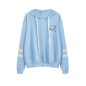 Sudadera con Capucha Extra Grande para Mujer, Estampada, con Bolsillo Tipo Canguro, 100% Algodón, Felpa Francesa, Manga Larga, Invierno, Colores Personalizados, ODM - Product Image 1