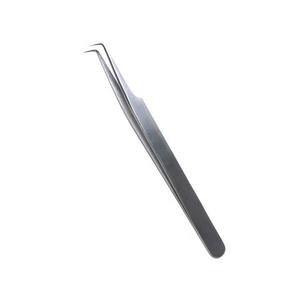 Wholesale High Quality Stainless Steel <b>Eyelash</b> Tweezers with Custom Logo Pointed Fiber Tip Private Label <b>Beauty</b> <b>Tool</b> - Product Image 6