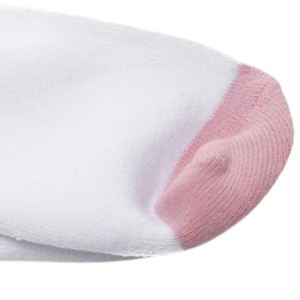 AKA Foldable <b>Socks</b> <b>White</b> Pink Green Premium Cotton Blend No Show Stretch Lightweight Breathable Casual Daily <b>Socks</b> - Product Image 5