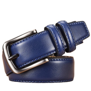 Ceintures en cuir décontractées pour hommes, avec boucle en alliage réglable, 100 % cuir véritable, personnalisables avec logo – Vente en gros - Product Image 6
