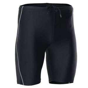 Shorts de sport pour homme, nouvelle collection, en spandex/polyester, respirants, séchage rapide, motif uni, fitness, musculation, entraînement, élastiques, taille mi-haute - Product Image 3