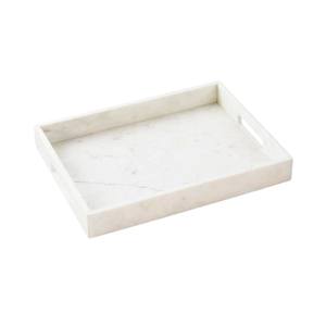 Plateau décoratif rectangulaire en marbre au design élégant, motif unique, plateau de service pour la décoration de la maison et les accessoires de salle de bain, bon prix - Product Image 3