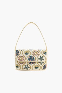 Sac à main élégant en coton orné de perles de verre multicolores, fait main, de luxe, pour femmes et filles, articles cadeaux, vente en gros - Product Image 6