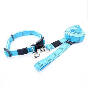 Collar y correa para mascotas de gato de la mejor calidad, tejido de nailon de lujo con logotipo personalizado, pequeña MOQ Breakaway Feature y decoración de plumas - Product Image 1