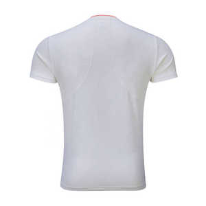 Vêtements de sport pour hommes de haute qualité, impression par sublimation personnalisée, manches courtes, vêtements de badminton, respirant, séchage rapide, uniforme de tennis - Product Image 3