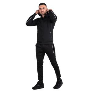 ชุดกีฬาฟุตบอลสำหรับผู้ชายชุดวอร์มพลัสไซส์เป็นมิตรกับสิ่งแวดล้อมชุดเสื้อแจ็กเก็ตกีฬาจ๊อกกิ้ง - Product Image 1