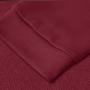 <b>Men</b> Long Sleeve Solid Color Knitted Polo <b>Shirt</b> Casual Regular Fit <b>Burgundy</b> Regular Fit Casual Streetwear Clothing - Product Image 6