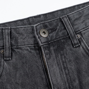 Shorts Bermuda en Jean pour Homme Style Vintage Coupe Bootcut Taille Mi-Haute Fermeture Boutonnée Séchage Rapide Décontracté Streetwear Vente en Gros Été - Product Image 5