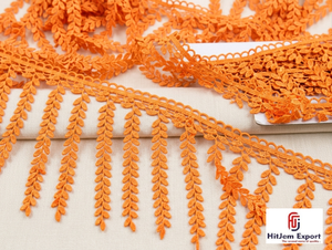 Tissu en dentelle à franges pour cils en gros, fabricant de textiles sur mesure, fournisseur de matériaux pour robes de mariée africaines, Europe Israël - Product Image 5