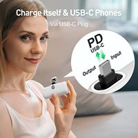 IWALK LinkPod P Petite batterie externe PD USB C à charge rapide, chargeur de téléphone portable portable, batterie externe 4800mAh pour téléphones Samsung Android