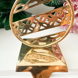 Handcrafted Metal Christmas Shaped Stocking Holder Eco-Friendly Customized Design Elegant Holiday Decor for <b>Mantel</b> <b>Fireplace</b> - Product Image 4